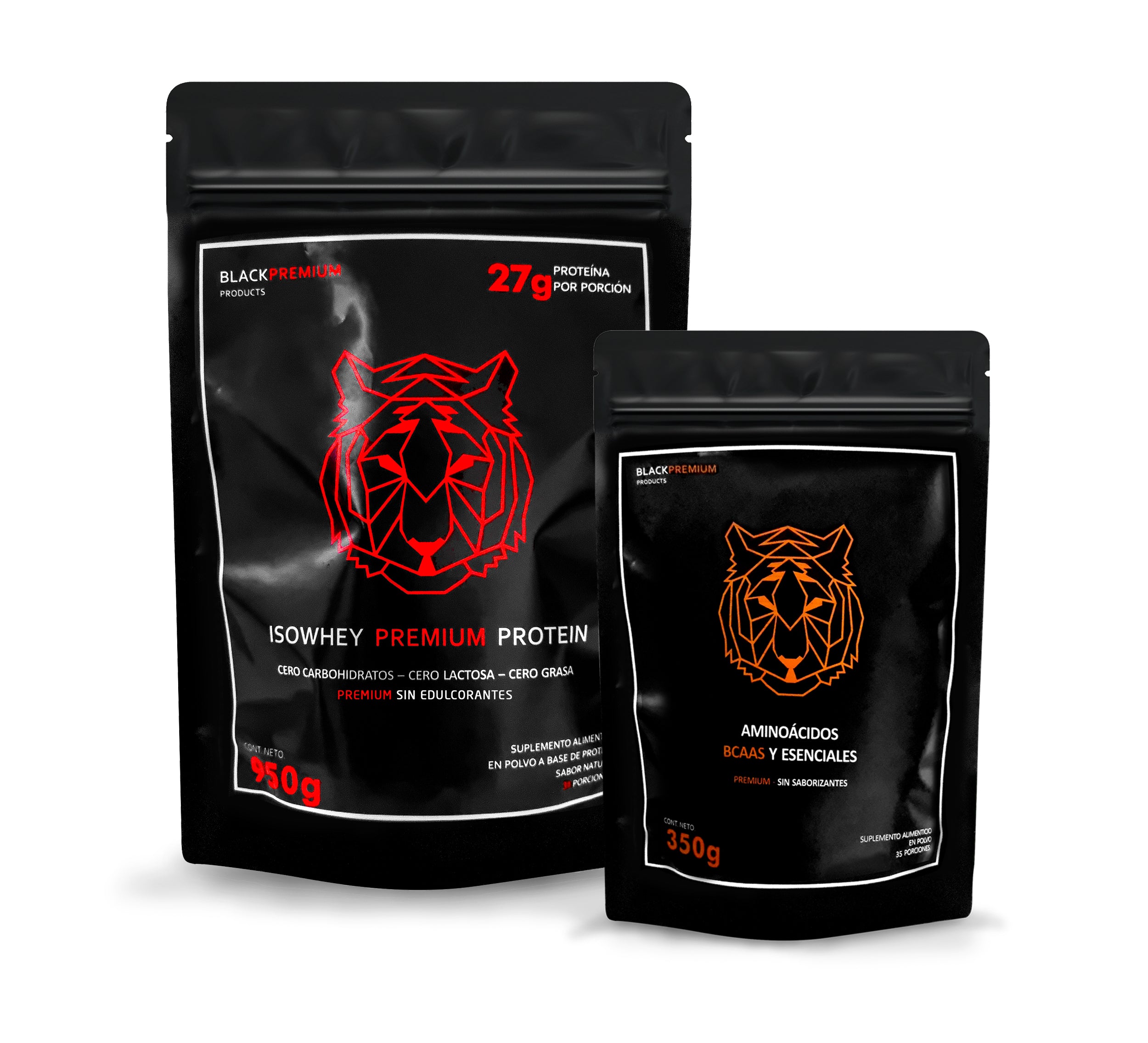 Black Premium | Suplementos Alimenticios en Polvo | Proteínas | Bundle | Colágeno, Proteína, Creatina, Aminoácidos BCAAS
