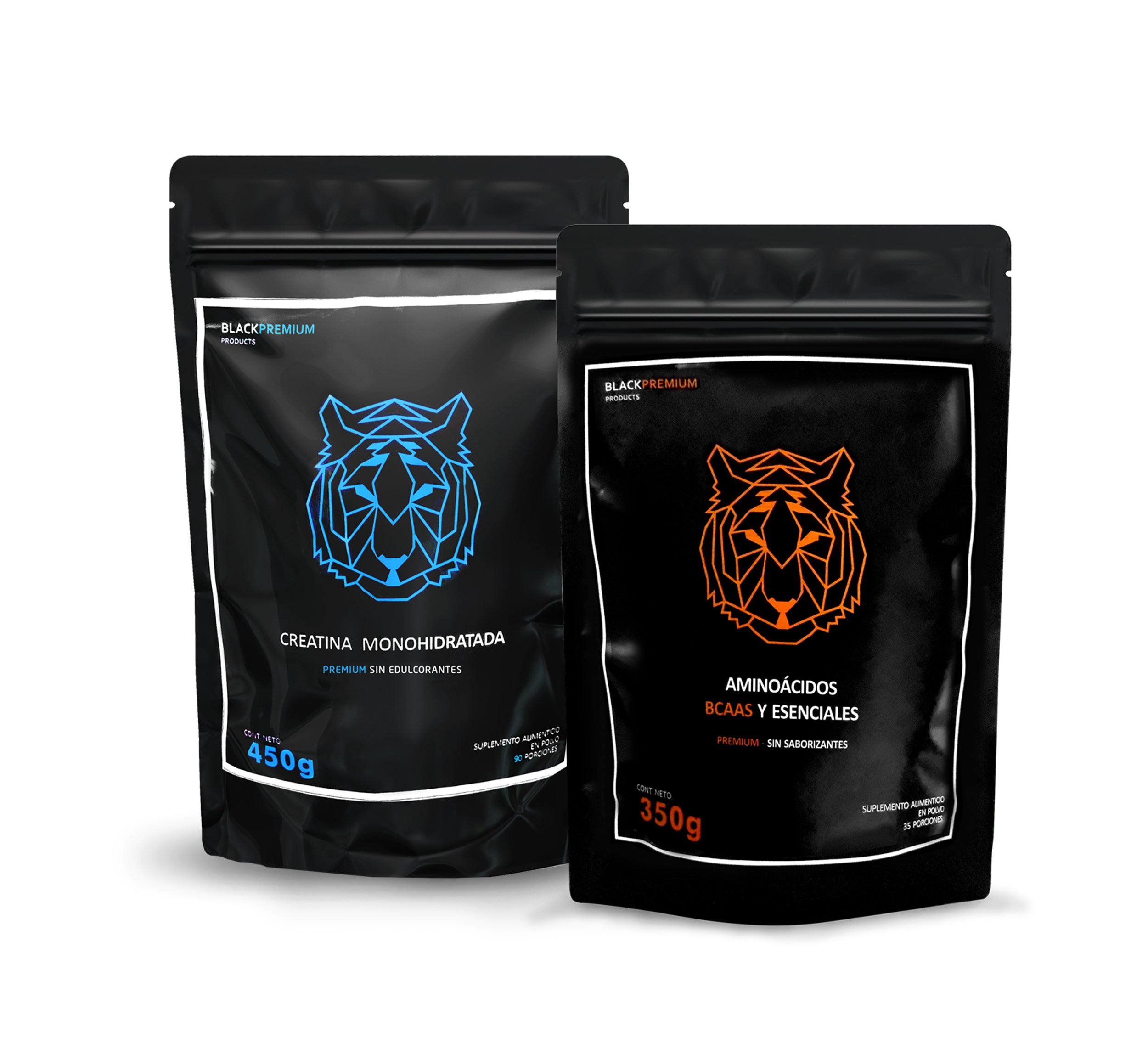 Black Premium | Suplementos Alimenticios en Polvo | Proteínas | Bundle | Colágeno, Proteína, Creatina, Aminoácidos BCAAS